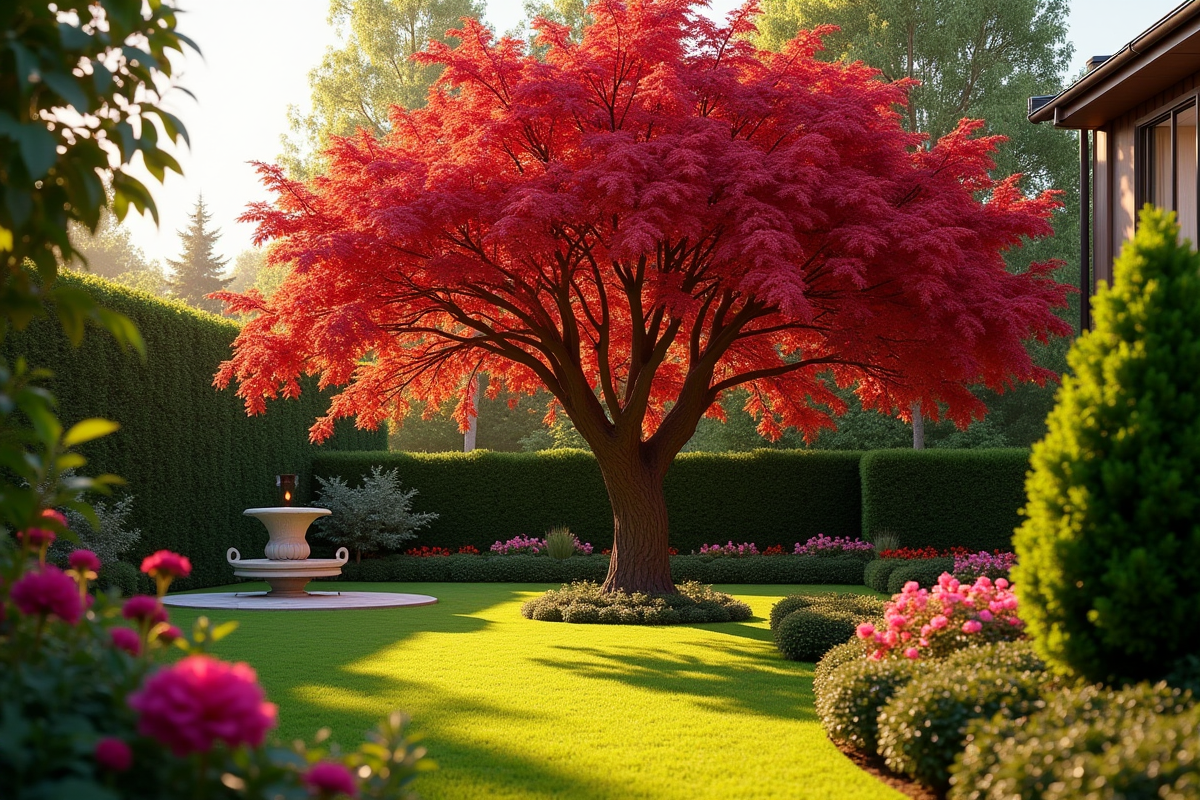 arbre rouge
