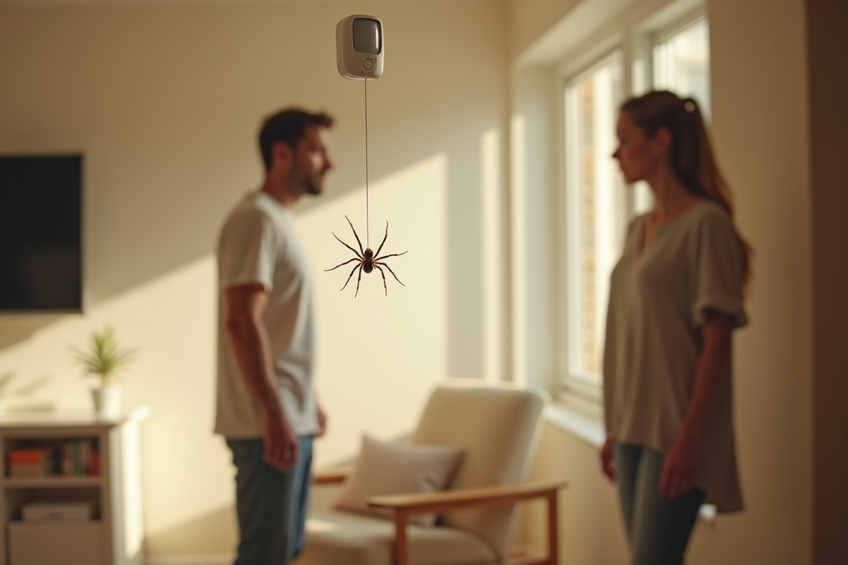 araignée alarme