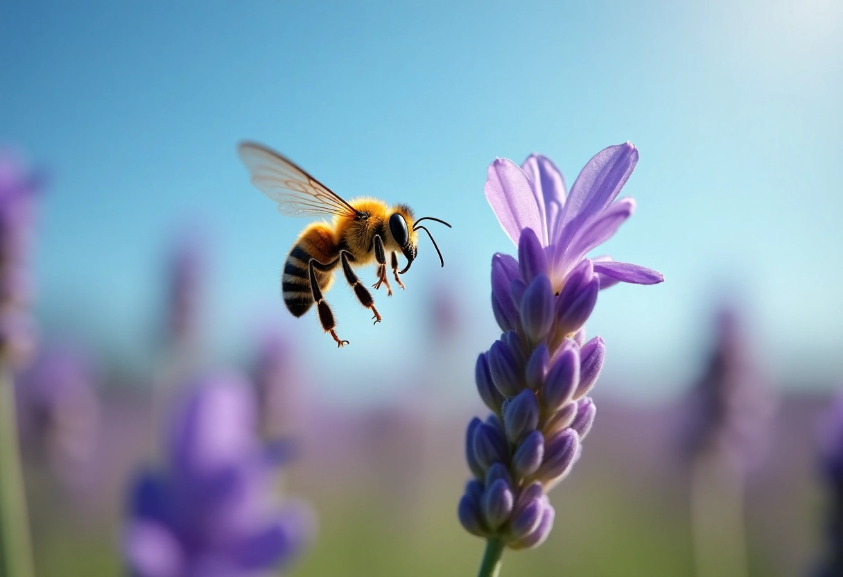 abeilles lavande